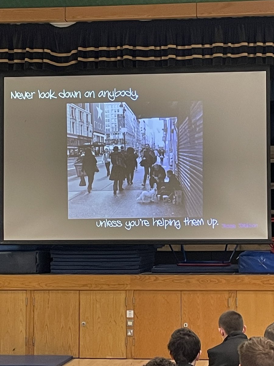 🙏Huge thanks to Mrs Meehan and 1062 for their moving and informative assembly this morning on mental health and suicide awareness. 🙏 #bekind #takingboysseriously #achievementforall #moodmatters #moodwalk