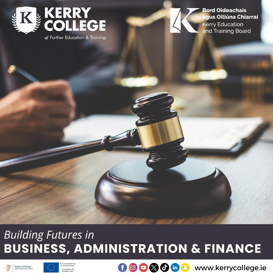 INVEST IN YOURSELF WITH KERRY COLLEGE! 💰 ✨ NO Fees 📚 Learning Supports 🌟 Vibrant Community of Learners 🏢 State-of-the-art Facilities 🎓 Educators with Industry Expertise 🔍 Guidance Counselling FIND OUT MORE: kerrycollege.ie/course-fields-…