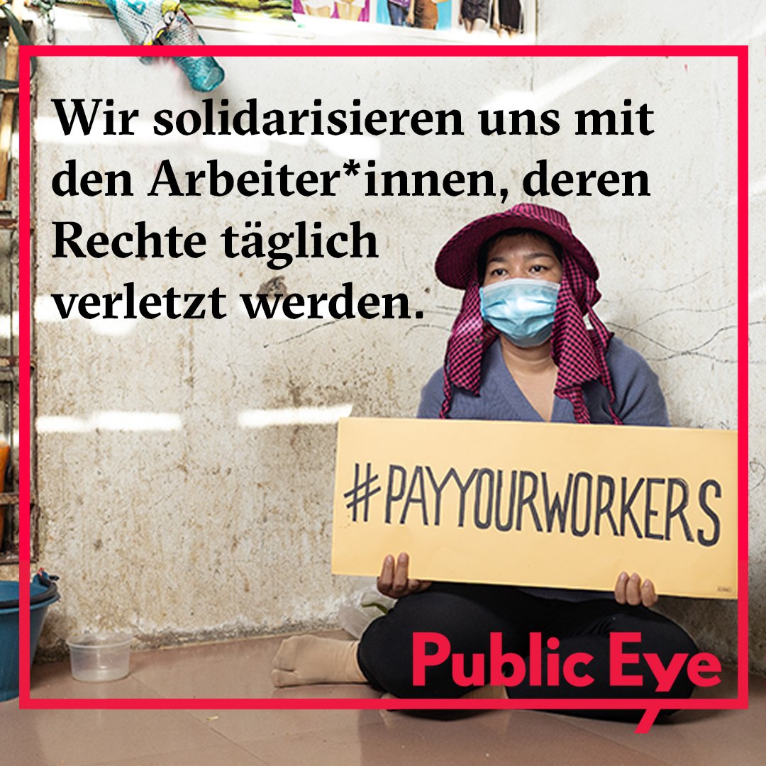 Nicht nur am #TagderArbeit – aber heute ganz besonders – stehen wir für die Arbeiter*innen weltweit ein, deren Rechte tagtäglich verletzt werden. Konzerne müssen Verantwortung übernehmen und die Rechte der Arbeiter*innen in der gesamten Lieferkette respektieren #ErsterMai