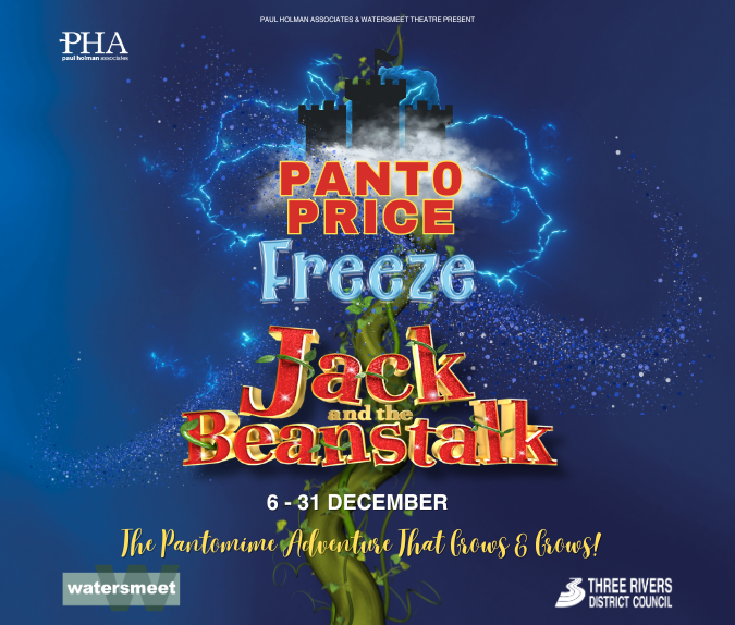 🌟 BIG NEWS! 🌟 We're thrilled to announce that we've extended our price freeze for this year's panto, Jack and the Beanstalk, until after the bank holiday! 🌱🎭 

ow.ly/gwsB50RsmA4

#PantoMagic #PriceFreeze #JackAndTheBeanstalk #watersmeetrickmansworth #supportlocaltheatre