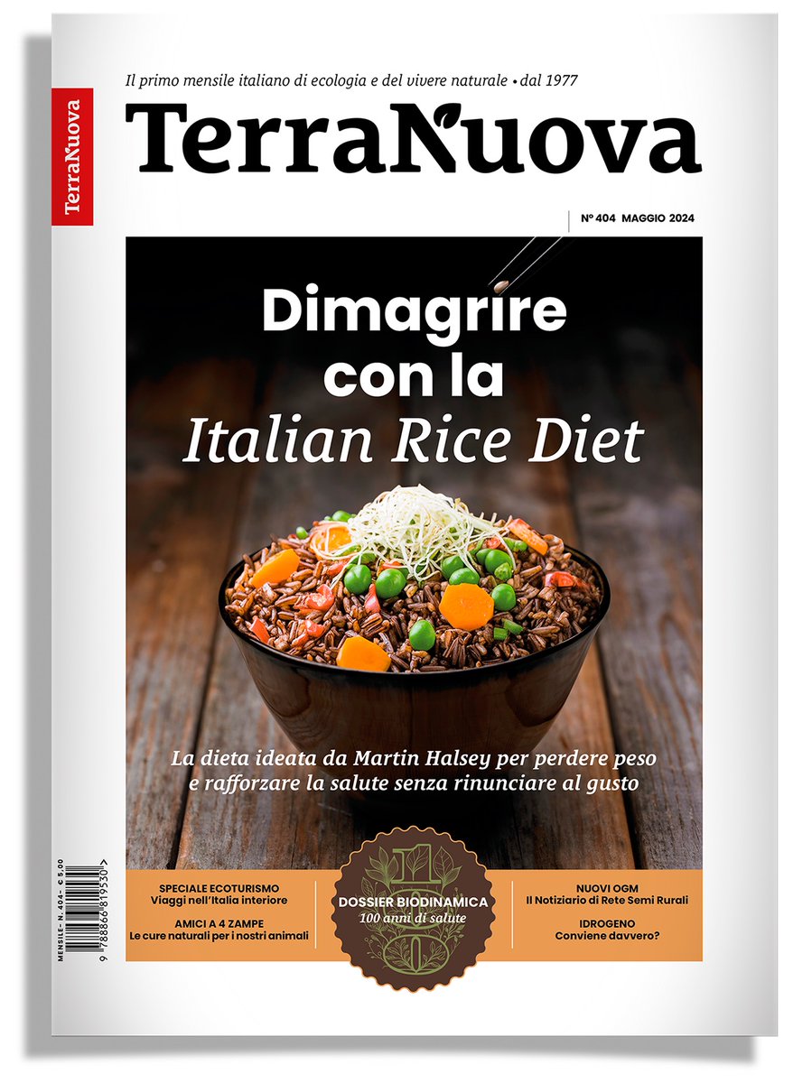 È uscito il numero di #maggio della #rivista Terra Nuova! Sfoglia qui l'anteprima 👉 terranuovalibri.it/fascicolo/dett… #terranuova #alimentazione #salute #Ambiente #ecologia #agricoltura #bioedilizia #ecoturismo #viaggi #vacanze #cammini #dieta @IBuoniSani @AssBiodinamica #biodinamica