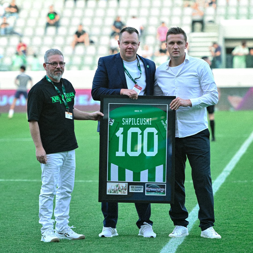 Congratulations to our coach! We have been through a lot together, but we still believe that the best moments are yet to come! ПАME AΡΗΣ 💚
