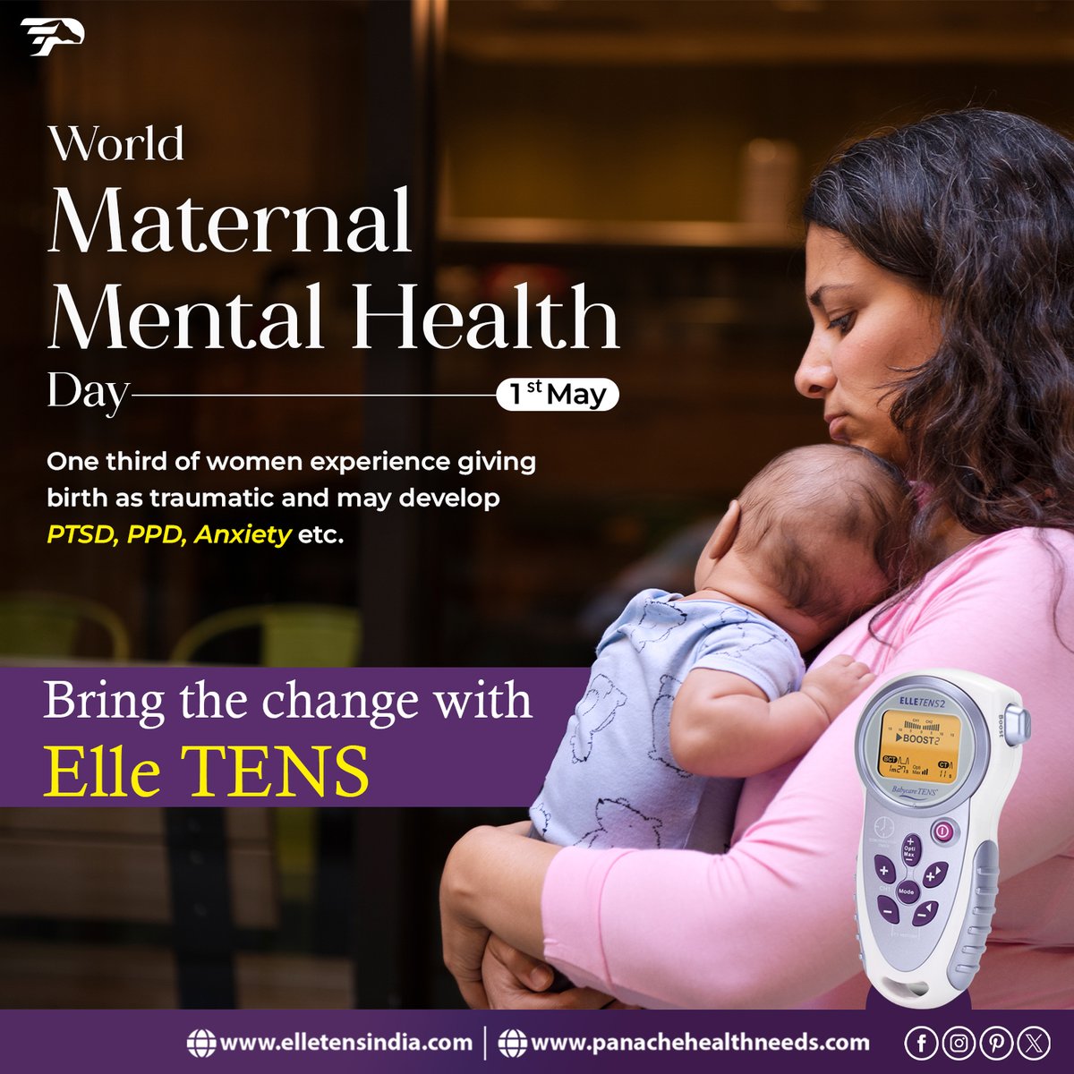 Motherhood is a tapestry of emotions, woven with threads of joy and challenges. Yet, for one in three women, this journey brings unexpected trials. Trauma, post-traumatic stress disorder (PTSD),  #WorldMaternalMentalHealthDay #MentalHealthIsHealth #SupportMoms