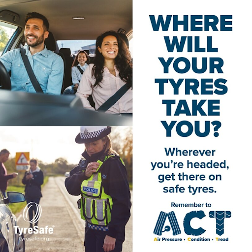 Adventure awaits, but safety comes first! Join TyreSafe's Spring campaign & learn about the critical importance of tyre safety. With over 6 million illegal tread tyres in the UK each year, it's time to take action. tinyurl.com/mwvpk4nz #CheckTyres #WhereWillYourTyresTakeYou?
