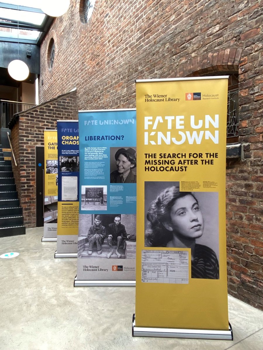 Join @wienerlibrary @GlamArchives on 16 & 17 May for what promised to be a fascinating insight into the search for the missing after the Holocaust. More details and a registration link can be found on our website at jhasw.com/new-and-upcomi…