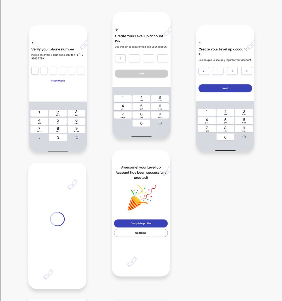 Happy New month tweeps 🙏🏾👋🏾

I'll be starting a 30 day web and mobile design exploration and here's day 1

Creat account designs for a Fintech loan app

#uiux #fintech #finance #userinterface #productdesigner #ui