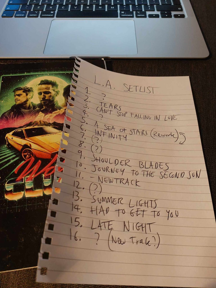 Possible L.A. Setlist...  What tracks should we add/what do you want to hear?
@NewRetroWave @missingwordsmusic @thevirgilbar
Ticket link:
seetickets.com/event/w-o-l-f-…
#newretrowave #losangeles #retrowave #synthfam #synthwave #partytime #80s #eighties #club #thevirgil