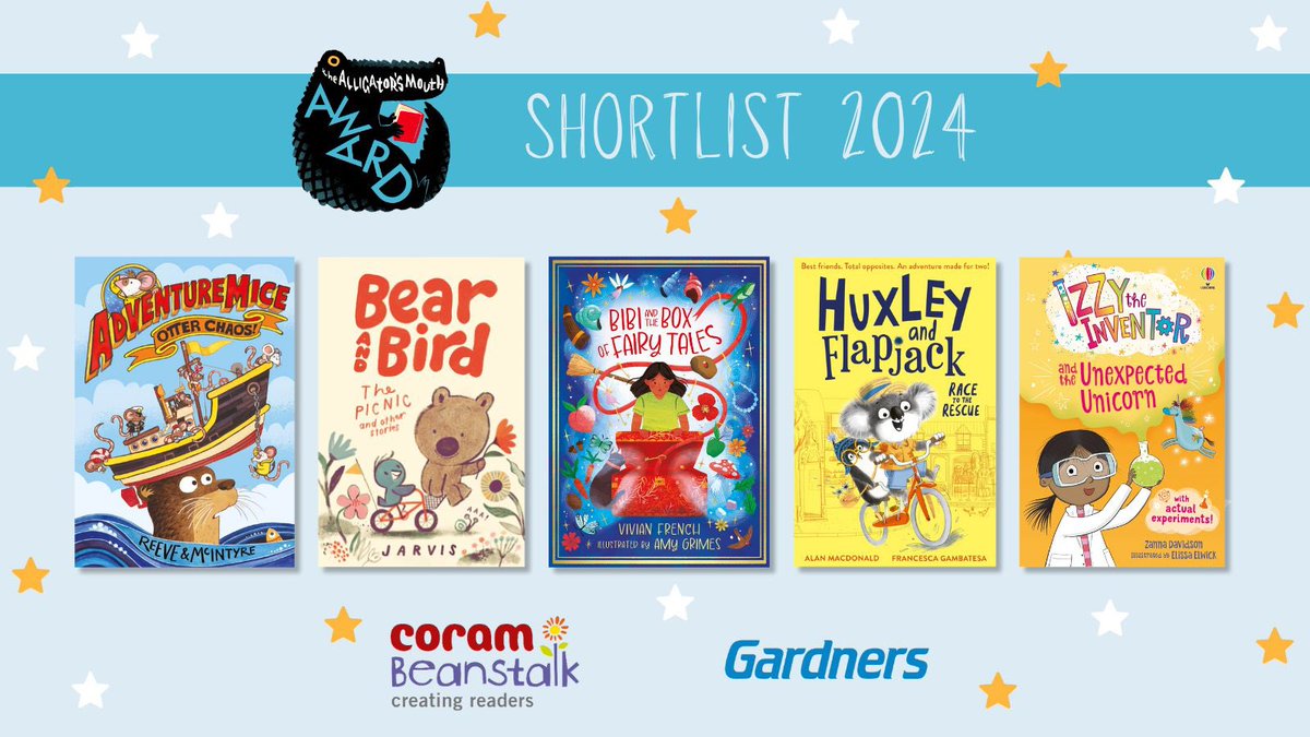 🚨Exciting news alert!🚨 It is time to announce the #AlligatorsAward 2024 shortlist, in partnership with @_Bright_Agency @BrightLiterary and @Gardners. Congratulations to all the authors, illustrators and publishers! More info: thealligatorsmouth.co.uk/award