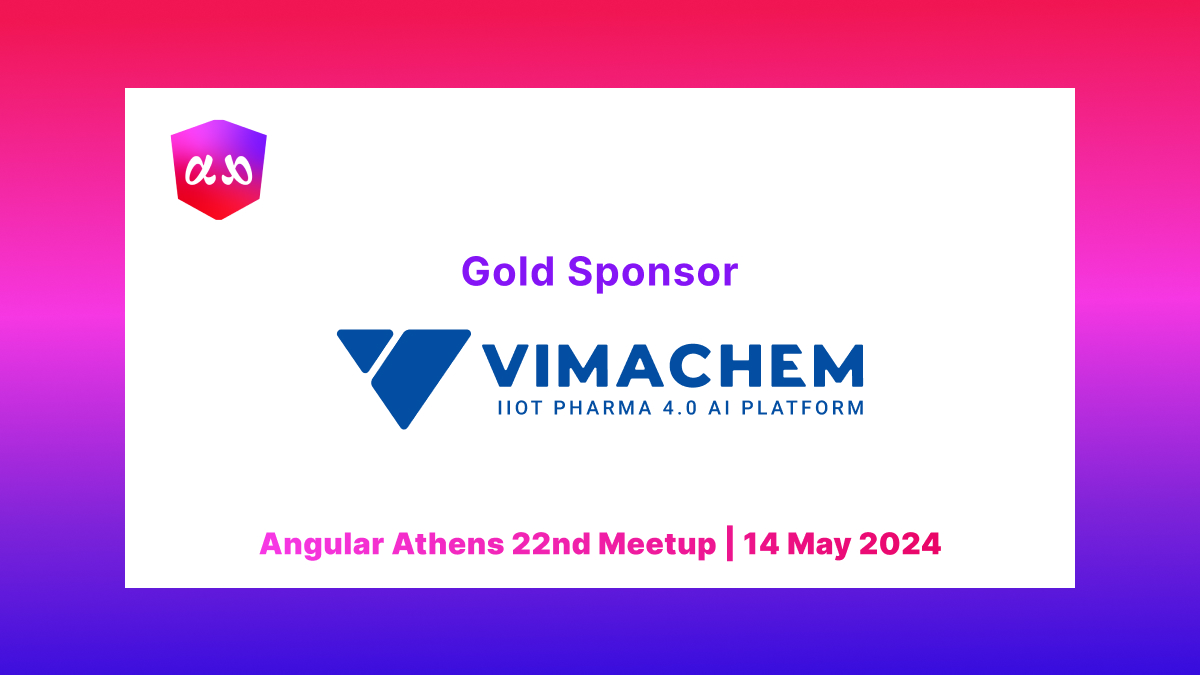 AthensAngular's tweet photo. Big Thanks to @vimachem for hopping on as our Gold sponsors! We look forward to more to come! 🙌🏾
Check out the deets here: https://t.co/Xi0jPyHqVk
#angularathens #tech #innovation #codefun #meetuptimes https://t.co/ao3oQ5OCVJ