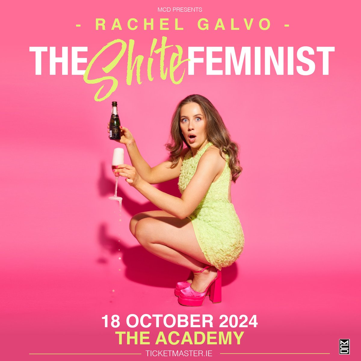 𝙉𝙀𝙒 𝘿𝘼𝙏𝙀 𝘼𝘿𝘿𝙀𝘿💝 After selling out her upcoming Dublin show within minutes, Rachel Galvo is excited to bring her show 'The Shite Feminist' to The Academy on October 18th. Tickets will go on sale this Friday at 9am.