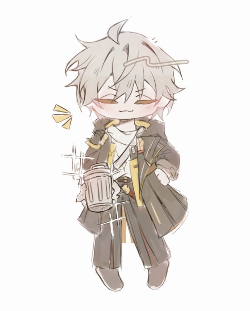 Caelus and his trashcan bag 
#Caelus #HonkaiStaiRail