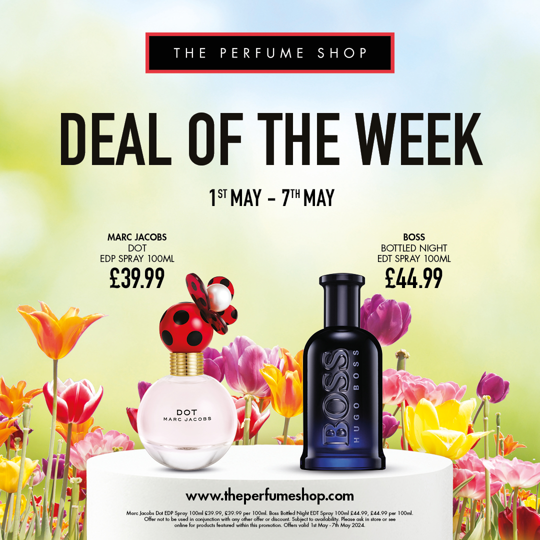 ClydeShopping's tweet photo. This week's exclusive deals available for all customers, visit us in store @theperfumeshop #Fresh2024 #theperfumeshop #tpssc https://t.co/zJ3zK8DEDK