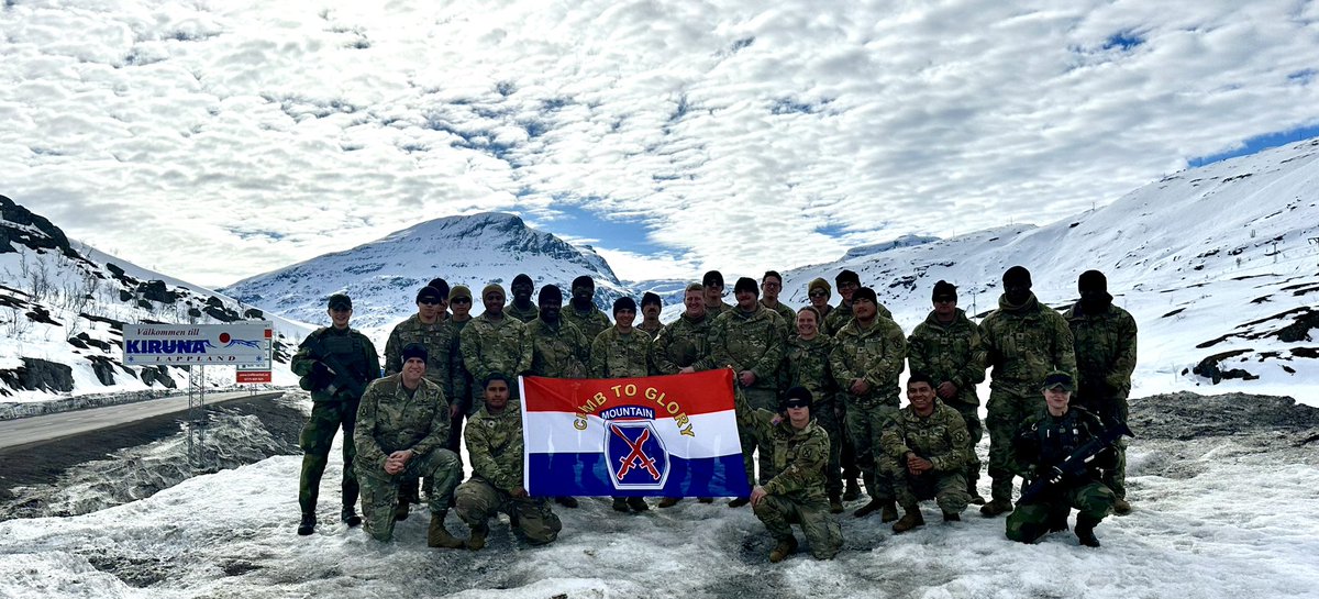 Goodbye 🇳🇴 Norway! Hello 🇸🇪 Sweden! @3_10MTNPatriots continues the tactical road march with our High North NATO allies in support of #ImmediateResponse. #StrongerTogether #DefenderEurope #climbtoglory @USArmy @FORSCOM @USArmyEURAF @US_EUCOM @18airbornecorps @VCorps @SecArmy