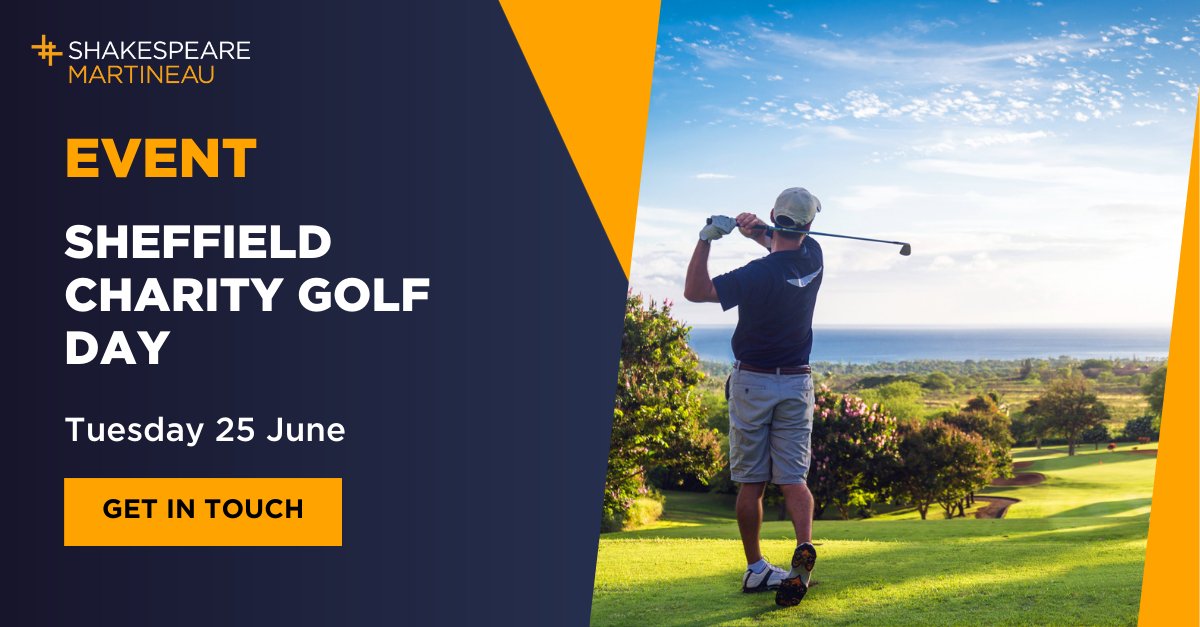We are delighted to be hosting another charity golf day in Sheffield this year in support of the Master Cutlers Challenge and Salivary Gland Cancer UK . If you would like to attend please get in touch paul.stevenson@shma.co.uk

#Charity #Event #Sheffield #GolfDay #Legal #LawFirm