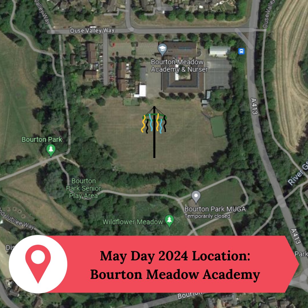 Come along to May Day at @bourton_meadow from 10:30am today to watch local school children perform country and maypole dancing to celebrate this tradition.