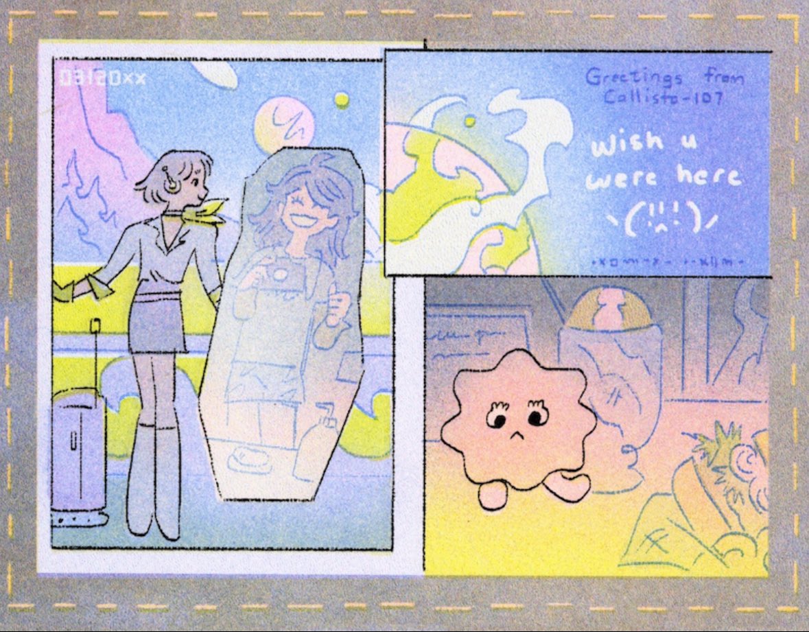 ☁️ pieces of me, you, and the sky: a nonbinary sapphic zine collection ☁️

preorders for our komiket pride wk2 release are now open! 4 zines on the queer self, love, and everything in between, get all four pieces for ₱800 🐬 printed by <a href="/kittybugpress/">Kittybug Press 🐈🐛</a> 🐈🐛 

dm us or <a href="/_kailatte/">kai(la) ꒰⑅ᵕ༚ᵕ꒱˖♡ 🍓 working on comms and store 🌷</a>🫡