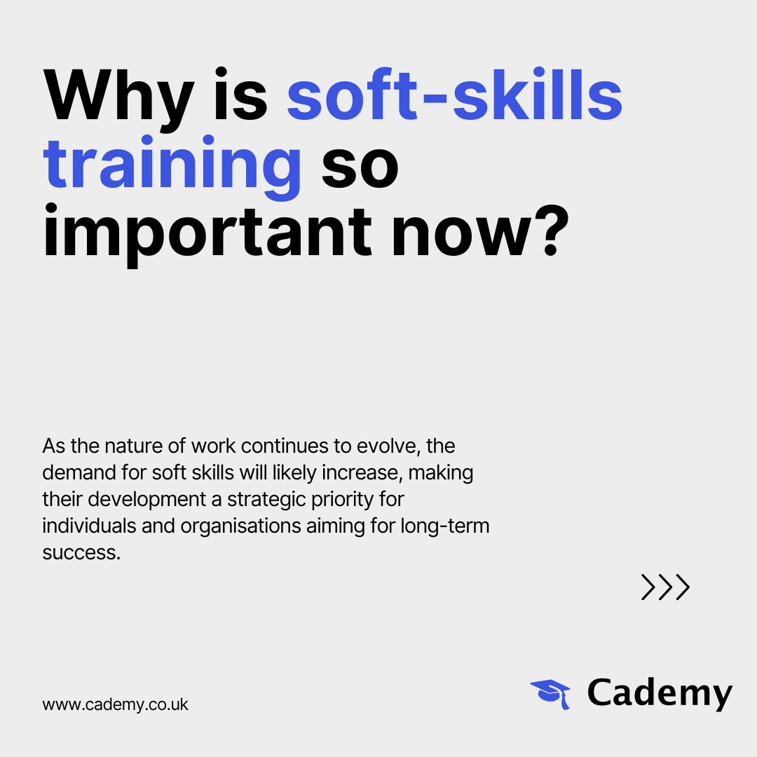 💡 Pro Tip: Why is soft-skills training so important now?
#EducationTips #TeachingTips #TrainingTips #BookingPlatform #CRM #LMS #EducationDirectory #Cademy
