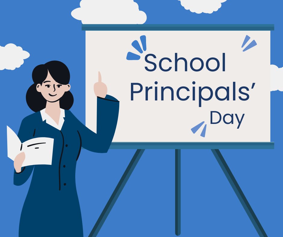 Happy School Principals' Day to all the amazing school leaders out there! Thank you for your dedication, hard work, and passion for education. Your guidance make a huge difference in the lives of students, teachers, and staff. Tag a principal below to show your appreciation.