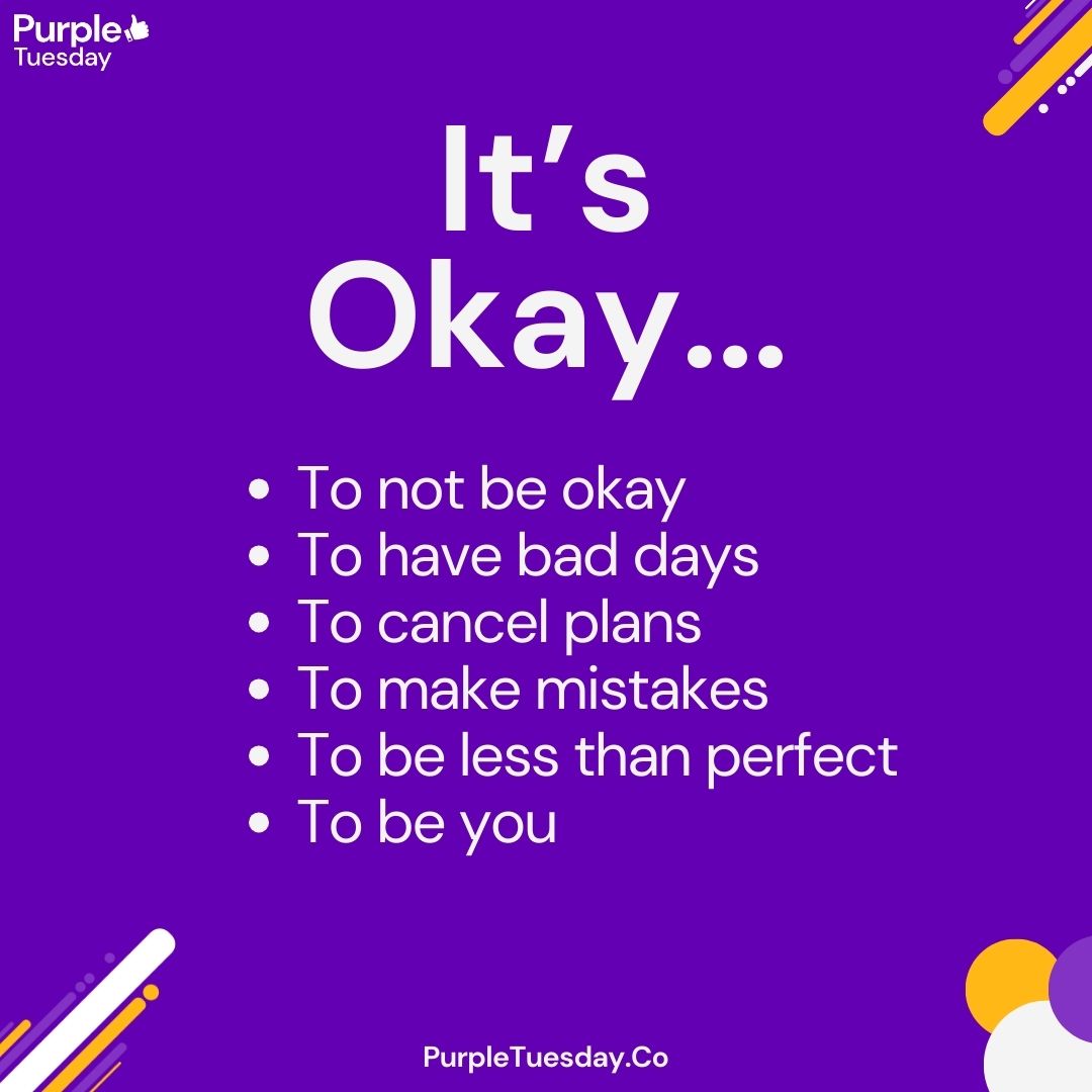 This month it is #MentalhealthAwarenessMonth 💜 Being kind to yourself and others is important as you never know what someone is going through. #MentalhealthAwarenessPost #MentalHealth #Disability #DisabilityAwareness #Health #PurpleTuesday