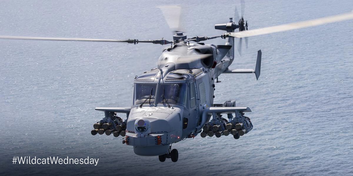 #AW159 Wildcat configured with Martlet LMM during firing trials. 

#WildcatWednesday