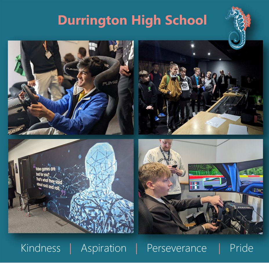 DurringtonHigh's tweet image. A few more of our year 9 and 10s enjoying themselves at their recent trip to the TECH Park at Chichester University where they discovered new opportunities in further education.

#DHSComputing #DHSCareers #DHSAspirations