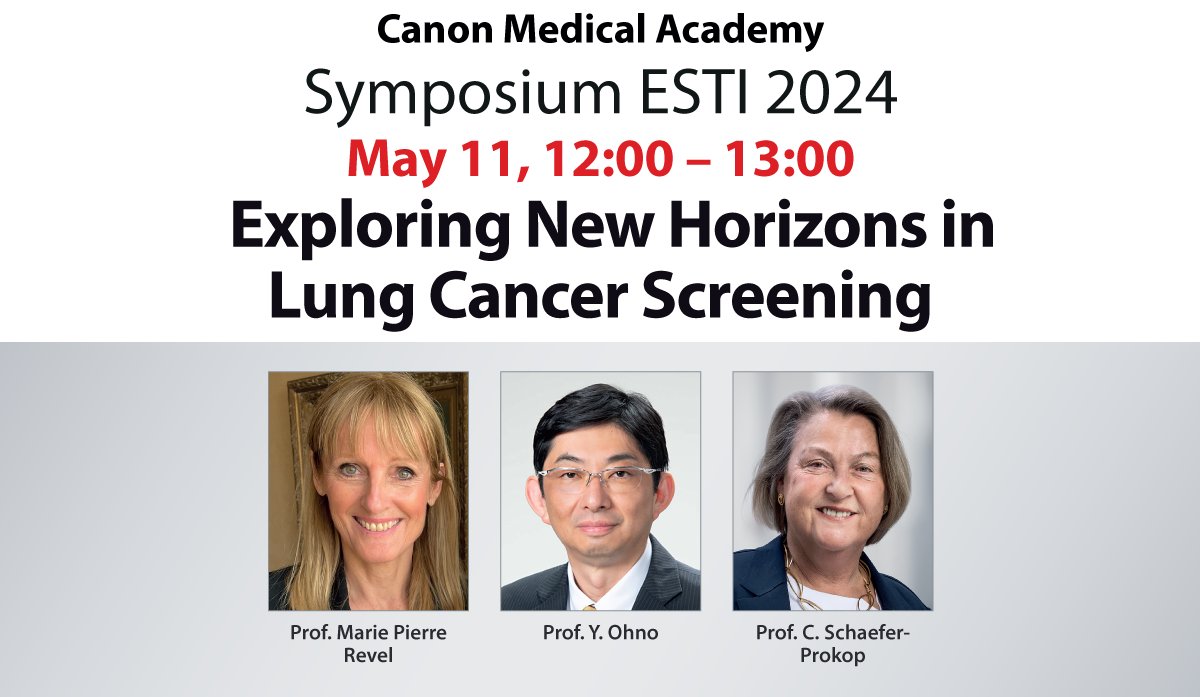 Join our symposium “Exploring New Horizons in Lung Cancer Screening” to learn more about the future of lung cancer screening! See how the field of early detection is changing with ultra-low-dose exams and AI integration in cutting-edge CT technologies. bit.ly/3UkwM08