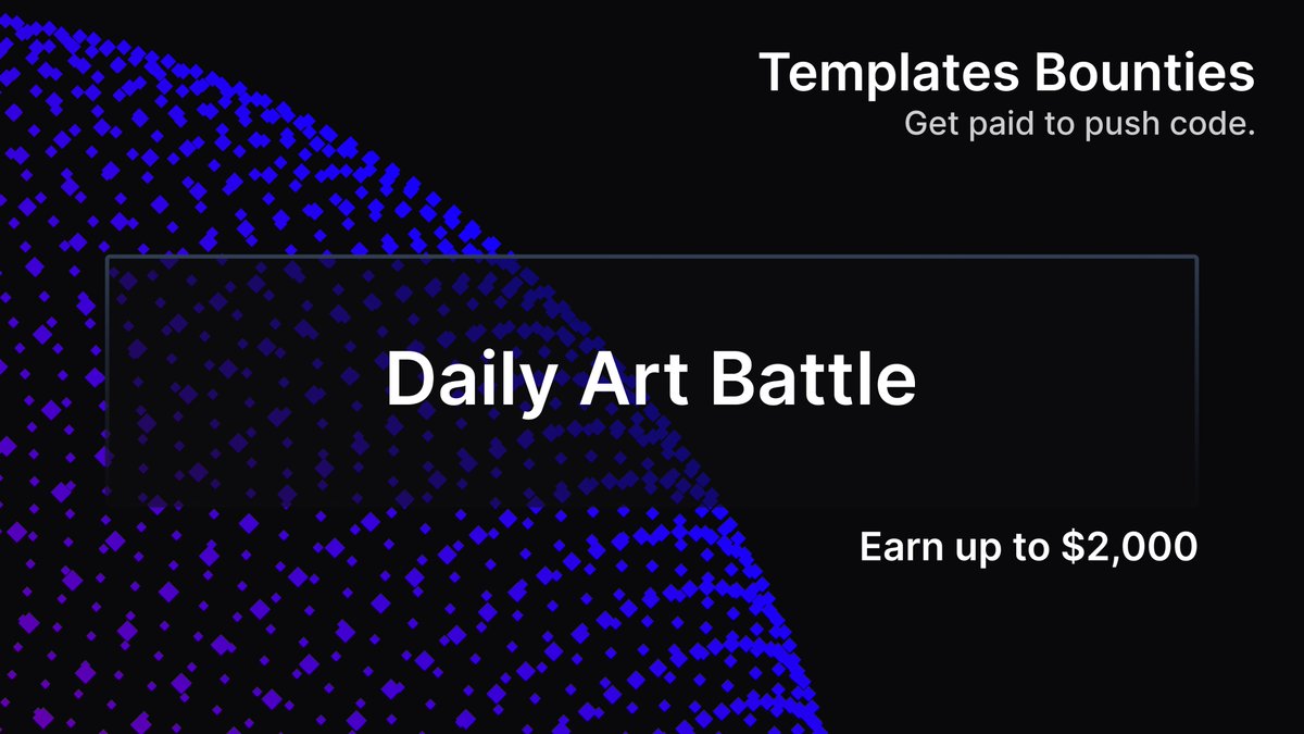 Get creative and win rewards of up to $2,000 by crafting a Daily Art Battle template. 🎨 Compete, vote, and explore digital art in a dynamic environment with Mintbase. Engage users with automated art battles, minting NFTs for winners, and incentivizing participation. Details:…