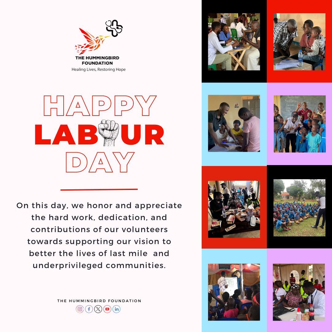 Happy Labour Day!
From us to you.

#ILD2024
#HealthEquity 
#HummingbirdFoundation