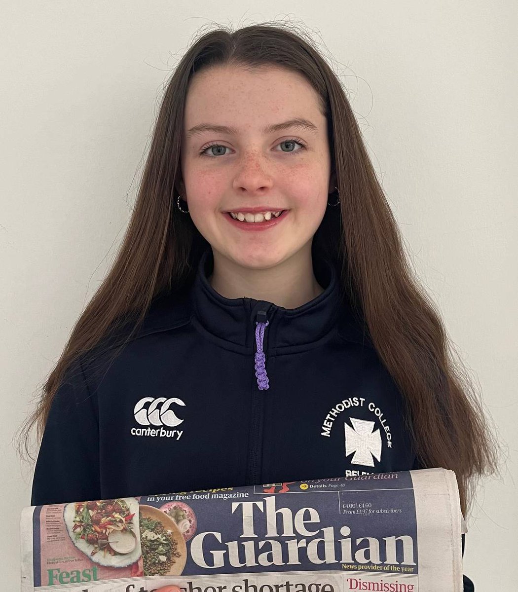 Congratulations to Anna Williams, 1R, who has had an article that she has written about nature published in The Guardian. The editor commended Anna’s piece as “really well-written, intelligent and lively”. Well done Anna! #MCB #Methody #MadetoLead