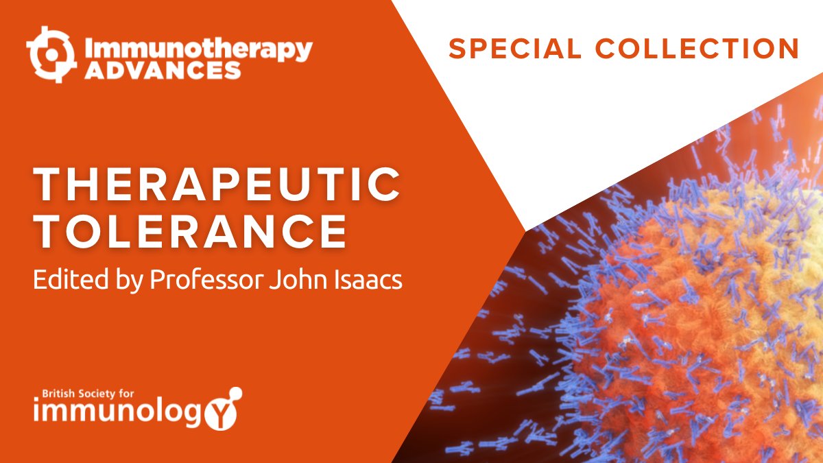 Have you seen this @IMTadvances Special Collection on #TherapeuticTolerance?

On the back of the 5th International Therapeutic Tolerance Workshop #TTW2022, our official #OA journal on #immunotherapy released this great collection!

Explore it here 🔗bit.ly/3VPzwVt