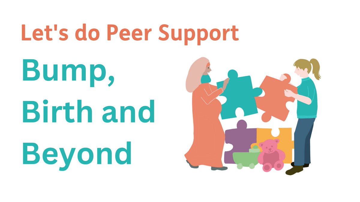 Pls RT🧡 The free Let's do Peer Support #BumpBirthBeyond toolkit & resources are co-designed to help you plan & deliver perinatal peer support activities. scottishrecovery.net/peer-support/d… #MaternalMentalHealthAwarenessWeek #MMHAW2024 #PerinatalMentalHealth #PeerSupport