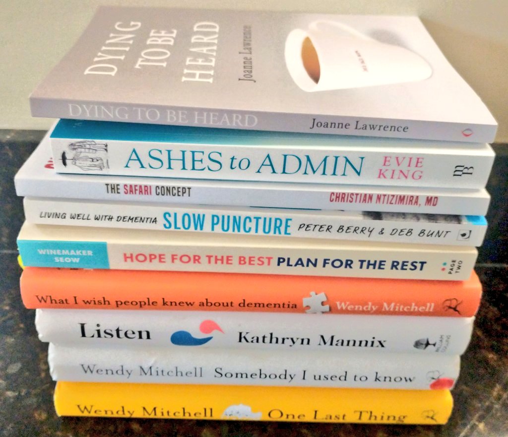 I'm sharing these books because not only are they fabulous resource, but because I value the connection I have had with each author ⤵️ #AdvanceCarePlanning #DMAW2024