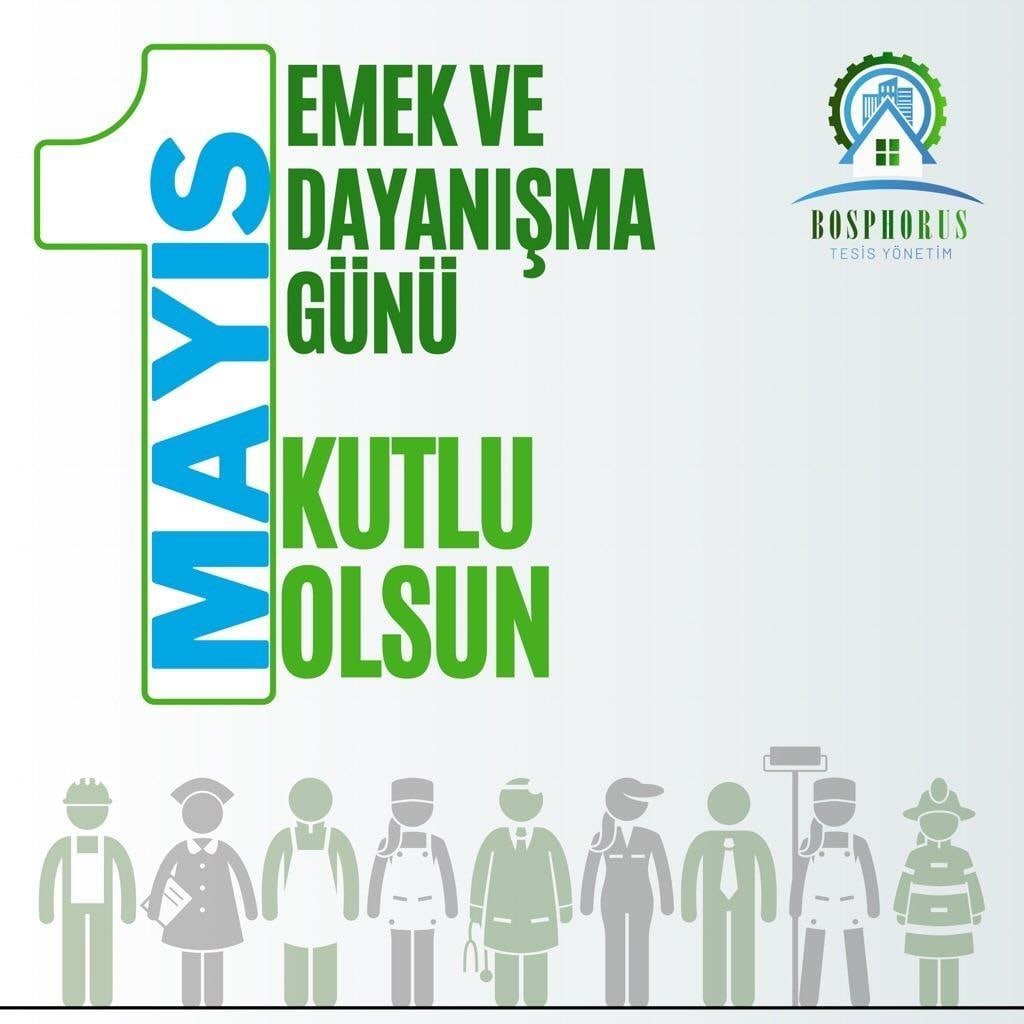 1 Mayıs Emek ve Dayanışma Günü kutlu olsun!

#1Mayıs 
#BosphorusTesisYönetimi #emek #dayanışma #işçi #tesisyönetimi #eşitlik #adalet #hukuk #bosphorus #işçibayramı #emekçikadınlar #mücadele #hak #sendika 
#1mayisemekvedayanismagunu