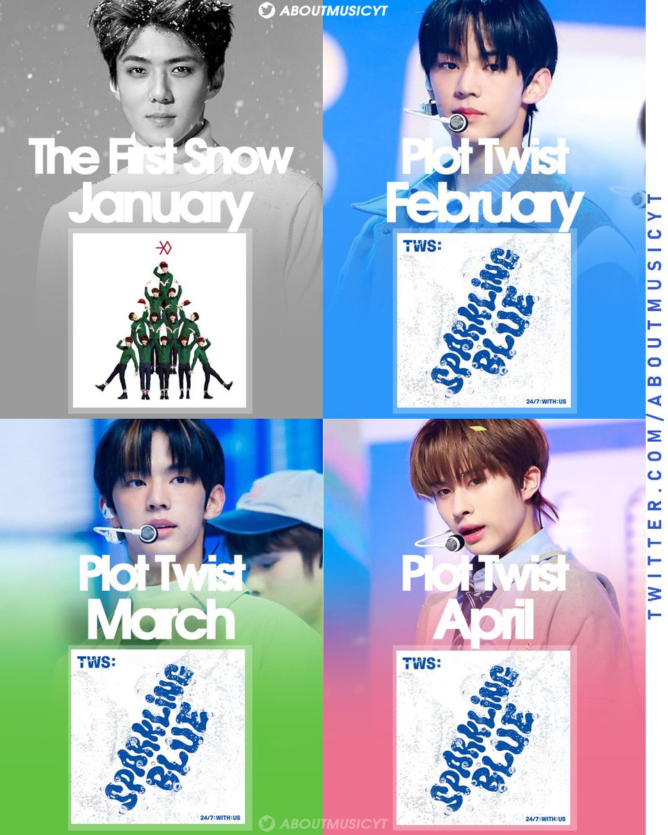 AboutMusicYT's tweet photo. Biggest kpop boy groups songs on MelOn of each month in 2024: https://t.co/EshVXIxC3t