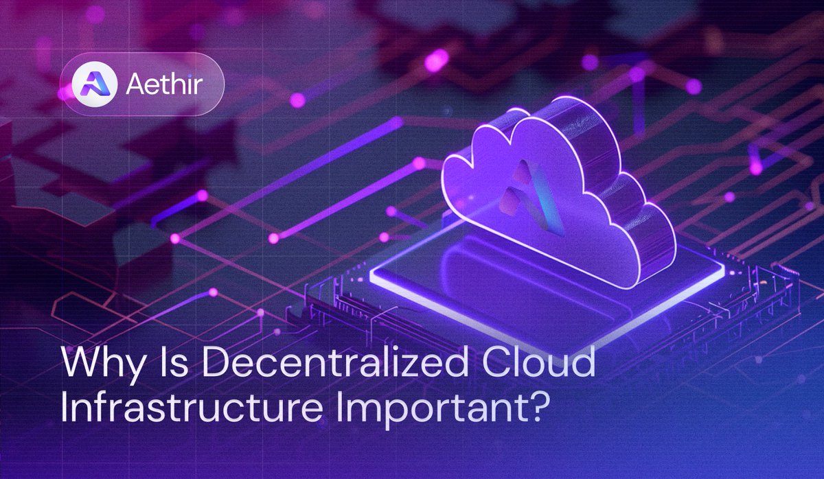 Aethir is a distributed GPU cloud infrastructure provider, and it is important to understand what it means to be a DCI and why it is essential for the modern world 🌍 Blockchain networks and Web3 technologies have led to the rise of decentralized infrastructure. Unlike