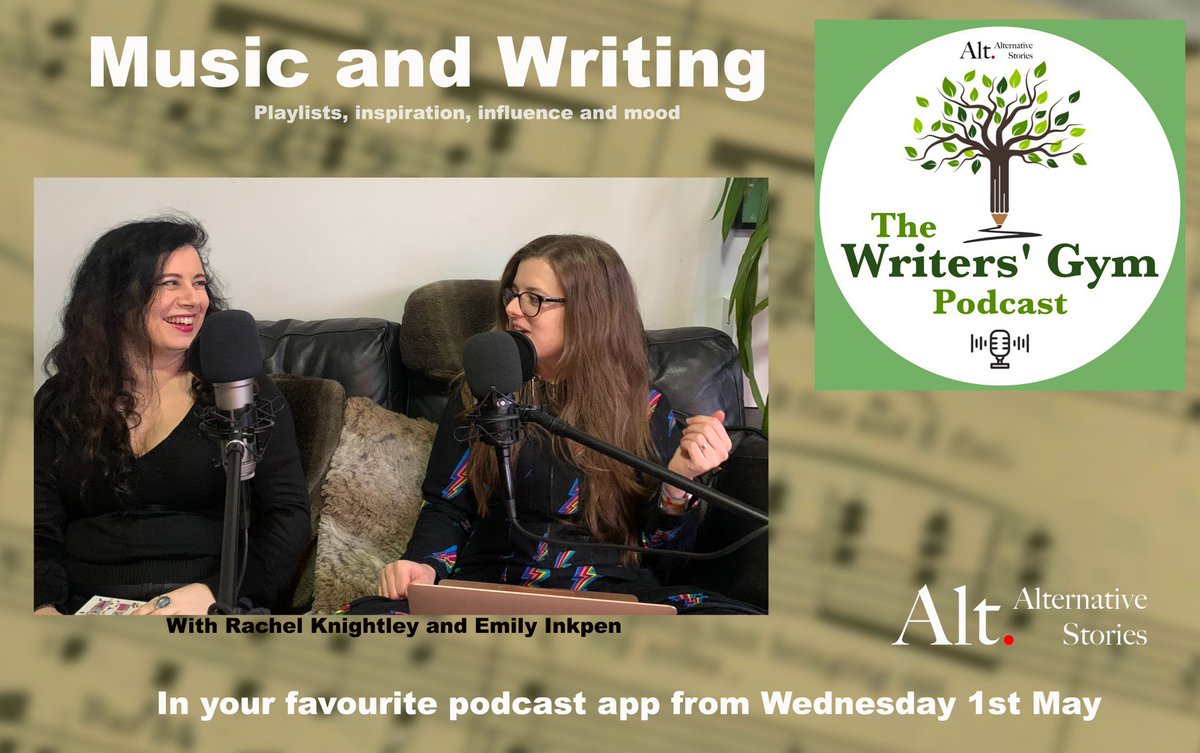 #WritingCommunity #writingtips

A new #podcast from the Writers' Gym today!  You can hear me talking about #writing and #music alongside @DrRKnightley and @emilyinkpen 

Do you write with music ? Does music inspire your #writing?   Listen / subscribe free

tinyurl.com/4u5bujf5