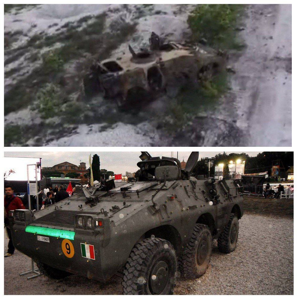 El primer vehículo blindado italiano Puma 6x6 fue destruido en Ucrania.

 🔺 El coche quedó destruido cerca de Belogorovka.  Anteriormente no se habían anunciado entregas de este equipo

Los “Pumas” están en servicio en el ejército italiano desde 2001. Se