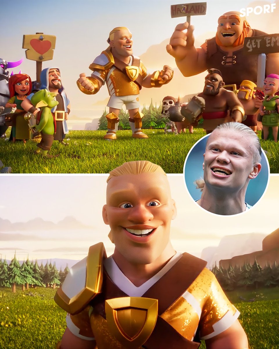 Erling Haaland unveiled as a new character in 'Clash of Clans' ⚔️ The new Barbarian King is a long-time fan of Clash of Clans and said that becoming a playable character was 'really cool' 🫡 🗣️'Our team did everything we could to bring him, one of the world's best athletes,…
