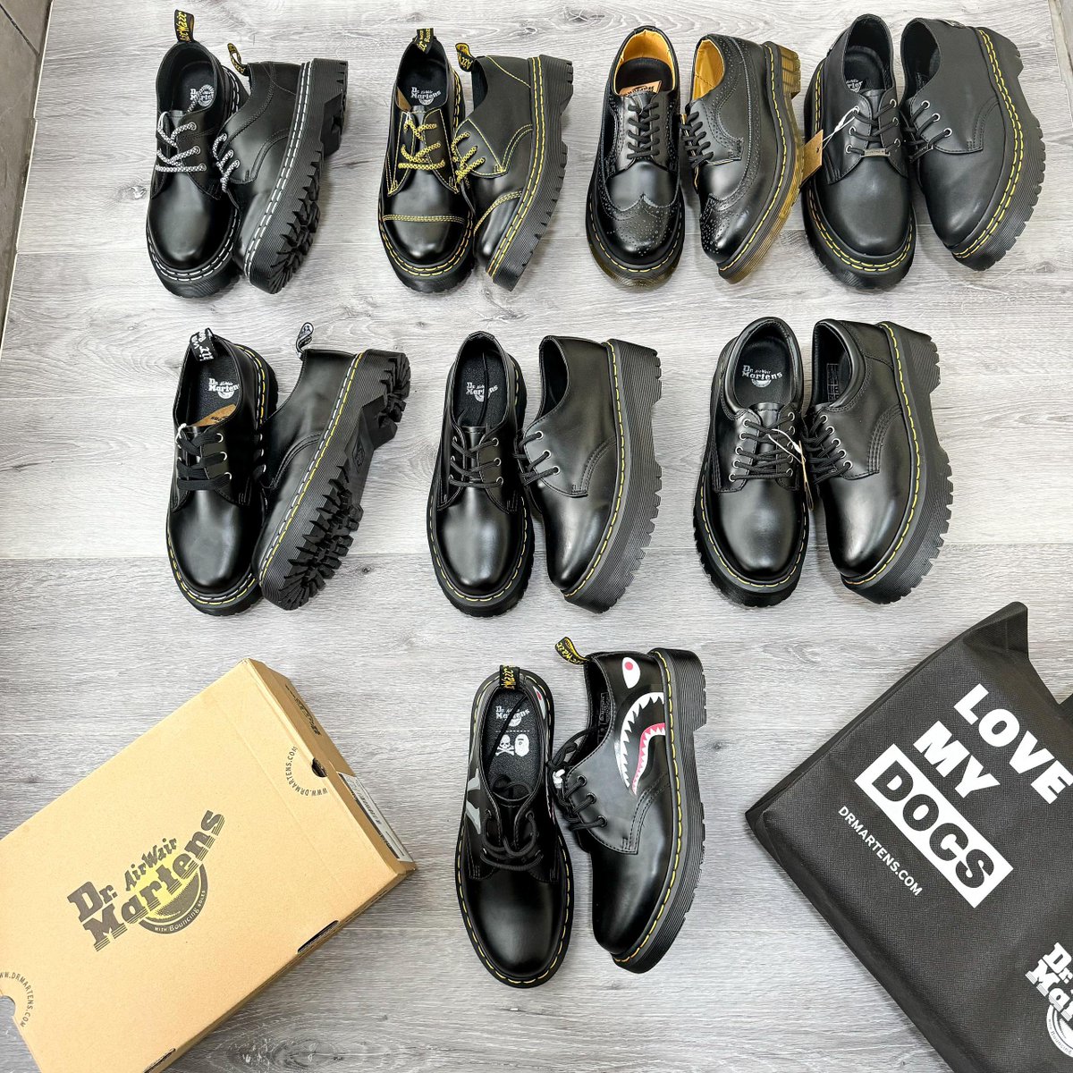 DR MARTENS LEATHER SHOES NOW AVAILABLE IN STORE IN SIXTEEN (16) DESIGNS‼️ Size 40 - 46 available Price: N60,000