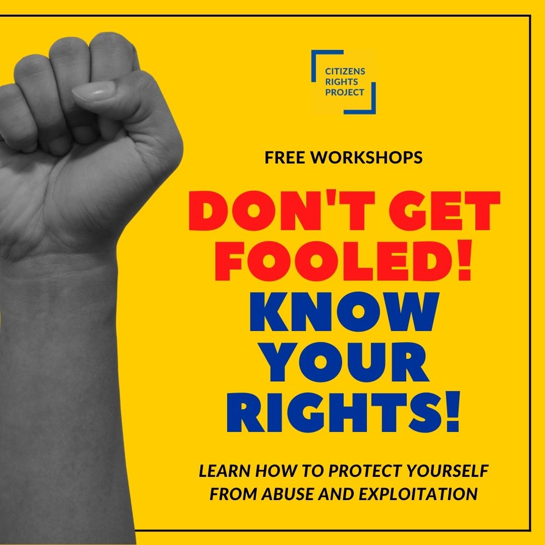 #InternationalWorkersDay Workers' rights are one of the many rights that EU nationals in Scotland should be able to exercise freely. Together with our partners we are planning series of free workshops to raise awareness about the workers' rights.