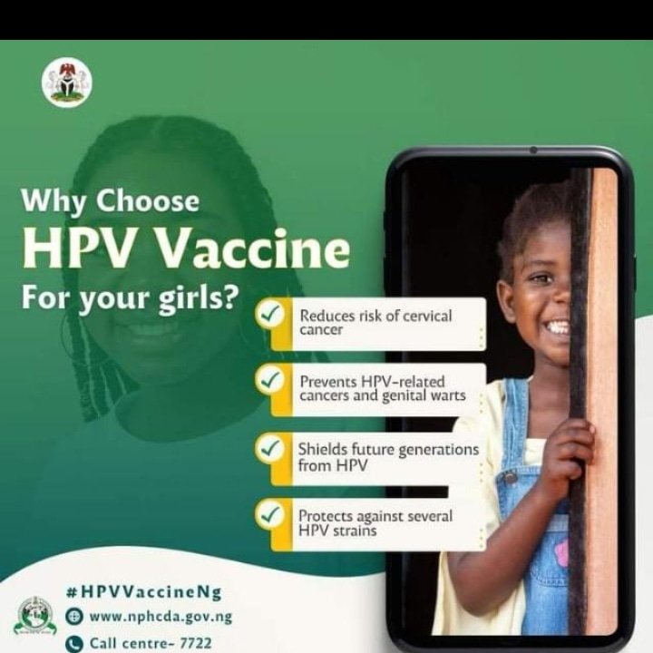 HPV VI Campaigns @CARE CENTRE, Ekiti State, Ng.

Let's Unite to eliminate Cervical Cancer as a public health problem by 2030. Get your girl child ages 9-14 years vaccinated. Secure a healthy future for your daughter!

HPV Vaccine is free, safe & effective🤗!
#NPHCDA #HPVvaccineNG