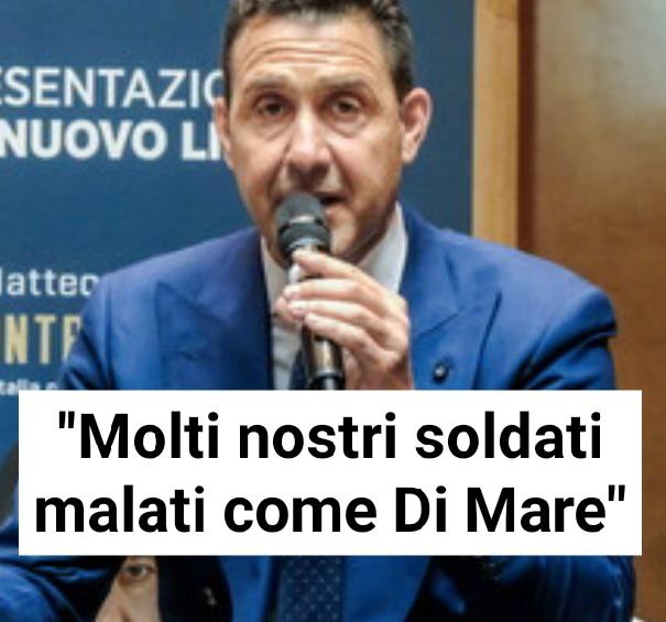 Molti nostri soldati malati come Franco Di Mare” Uranio impoverito, il generale Vannacci conferma la strage insabbiata da sempre x non interferire sulla carriera di quei politicanti che li mandarono allo sbaraglio in Kossovo POLITICANTE INTOCCABILE ALL' EPOCA MINISTRO DIFESA