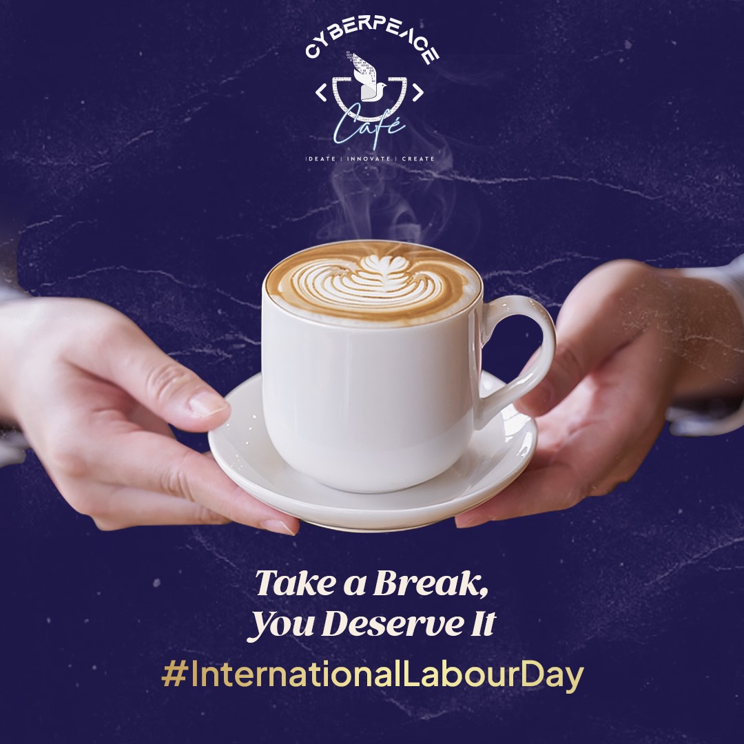 Celebrating hard work and dedication this International Labour Day.

Take a moment to unwind and recharge at CyberPeace Café.

You've earned it! 🌟
.
.
.
.
.
#InternationalLabourDay #TakeABreak #CyberPeaceCafe #CyberPeace☮️
