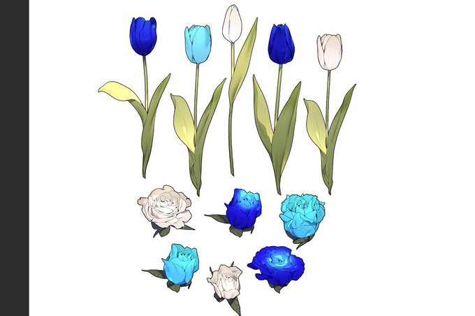 「tulip white background」 illustration images(Latest)