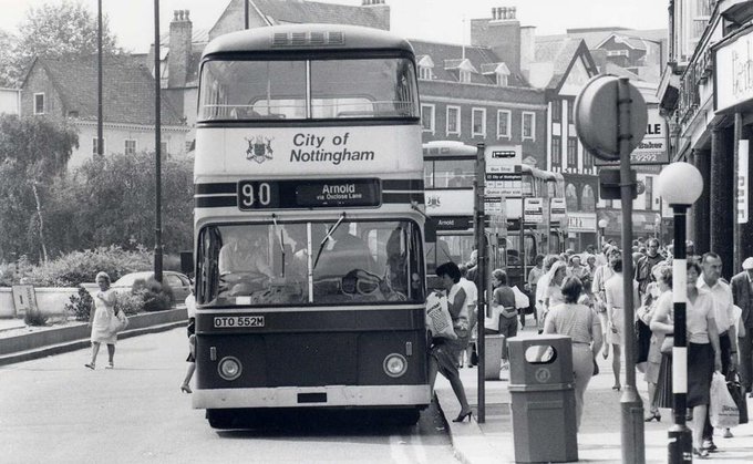 Long Row, #Nottingham, c.1984.