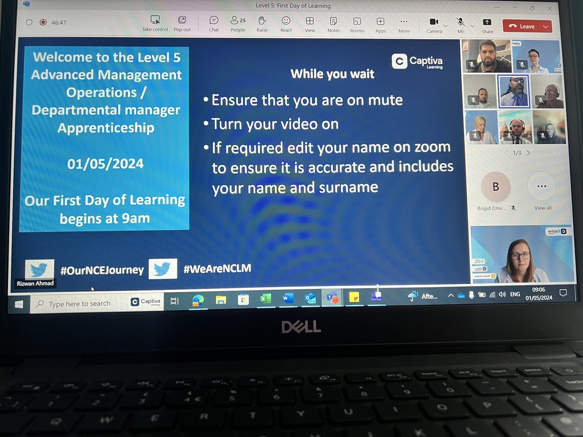 Another day, another first day of learning! It’s the middle leaders turn today! Have a fab day everyone! #OurNCEJourney #WeAreNCLM