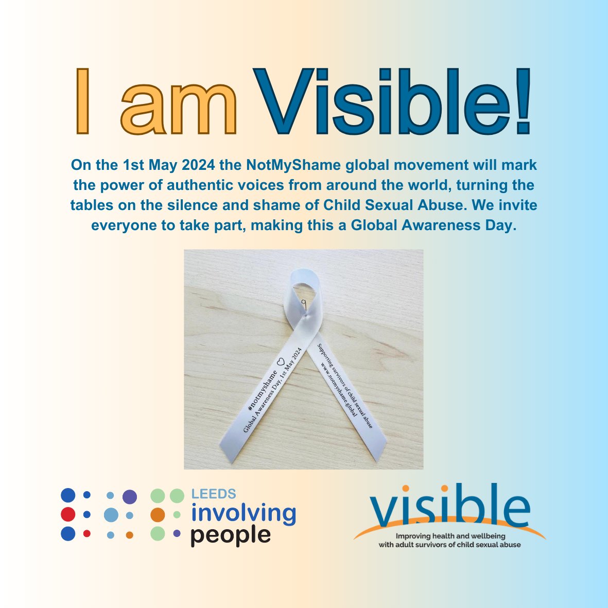 Today the #NotMyShame global movement will mark the power of authentic voices from around the world, turning the tables on the silence and shame of #ChildSexualAbuse. We invite everyone to take part, making this a Global Awareness Day. #visible #wearevisible