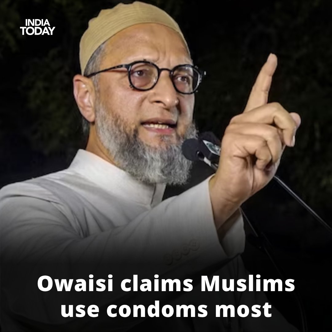 If Muslims use condoms the most, why do they have entire cricket teams in their homes? Care to explain Hazrat @asadowaisi ?