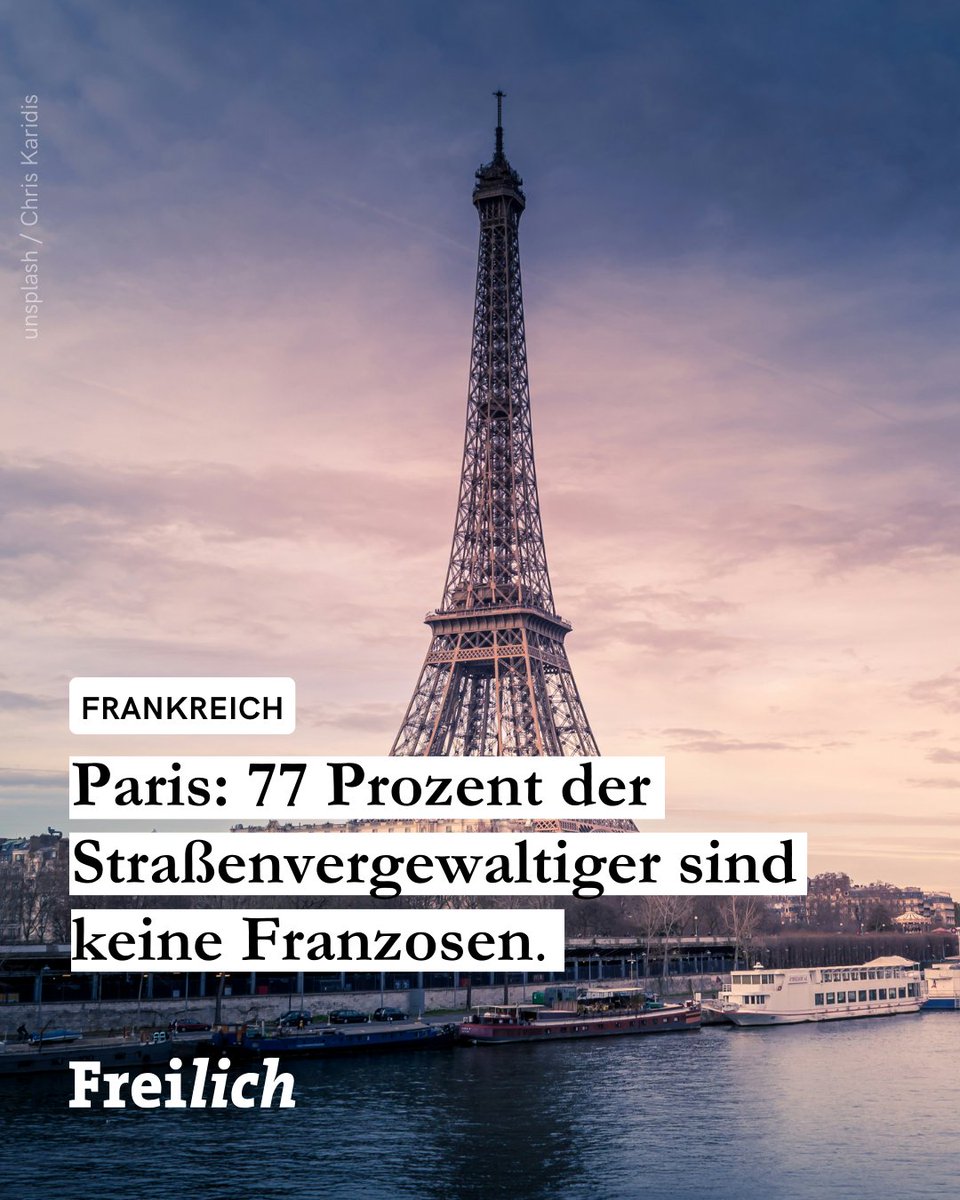 Nach Angaben des Generalsekretärs einer der größten französischen Polizeigewerkschaften, Grégory Joron, sind in Paris bis zu 77 Prozent der Täter in Fällen wie Vergewaltigung Ausländer. Es handele sich um „Ausländer, die sich illegal im Land aufhalten“.