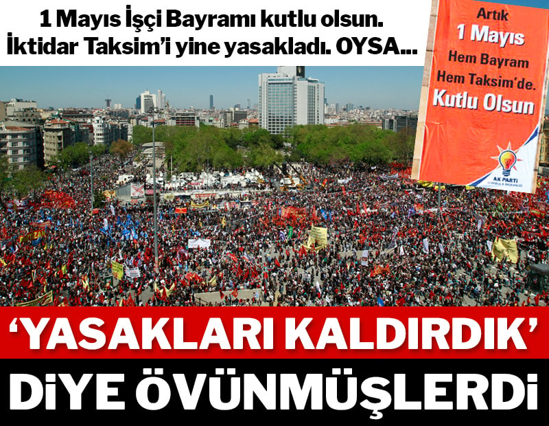 #AKP #1MAYIS'ı bayram ilan ettik
Yasakları kaldırdık' diye övündü
sozcu.com.tr/yasaklari-kald…
Kutlamak isteyenlere apar topar gözaltılar
sozcu.com.tr/taksim-e-cikma…
Nedeni çok basit:
#31martseçimleri'nde
boş meydanlara konuştular
dolu meydanları kıskanıyorlar
sandığa yansır korkusu var😳